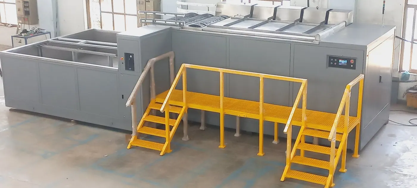 Misonics EVS 7000-PL heavy industrial cleaning system before despatch