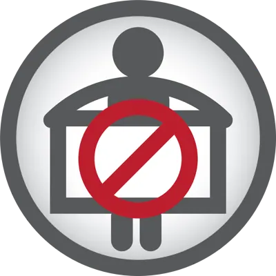 Elevator platform (optional) — no lifting