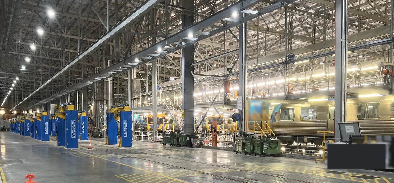 Australian rail maintenance facility