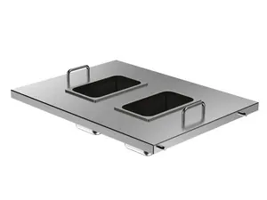 Misonics MSX 140 industrial ultrasonic cleaner — Twin pan insert