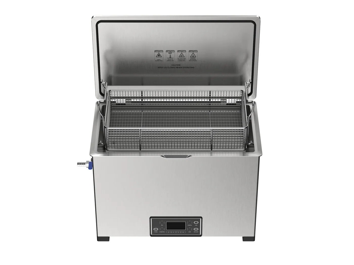 Misonics MSX 30 benchtop ultrasonic cleaner, lid open