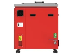 Misonics MSX 50 industrial ultrasonic cleaner — Rear — generator bay and cooling