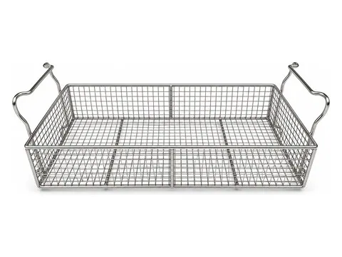 Misonics MSX 30 industrial ultrasonic cleaner &mdash; The stainless basket &mdash; 490 &times; 235 &times; 90 mm