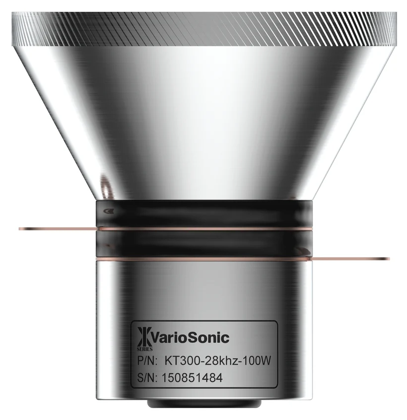 BLT ultrasonic transducer, 100 W at 28 kHz