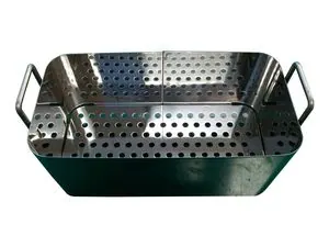Misonics PowerSonic 605 benchtop ultrasonic cleaner — Perforated stainless basket