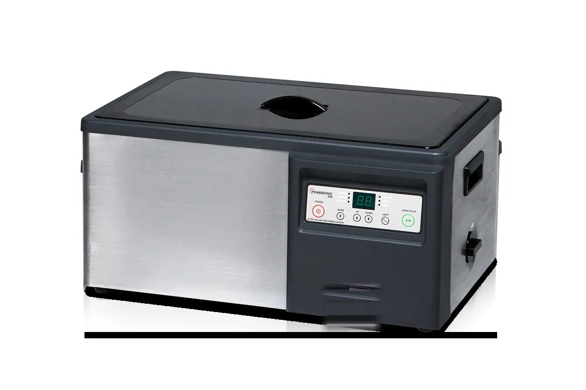 Misonics PowerSonic 620 benchtop ultrasonic cleaner — Three-quarter view