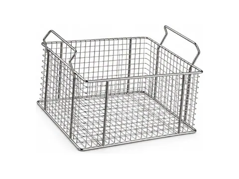 Misonics SonoWash industrial ultrasonic tank &mdash; The SW-85 basket &mdash; two compartments