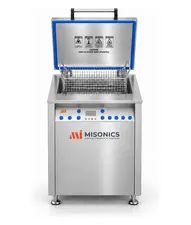 Misonics SonoWash industrial ultrasonic tank &mdash; Front elevation