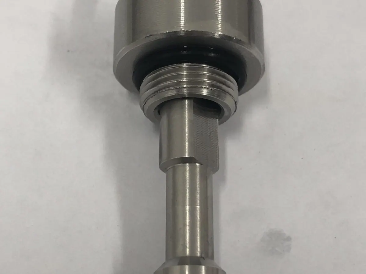 Dust suppression nozzle — before and after ultrasonic cleaning — after the cycle
